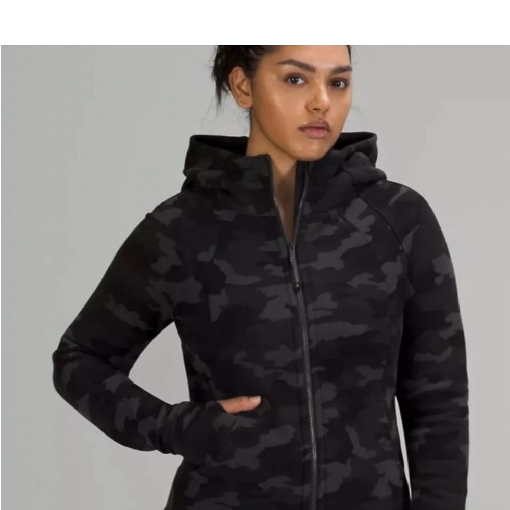 lululemon athletica Black Camo Sweater